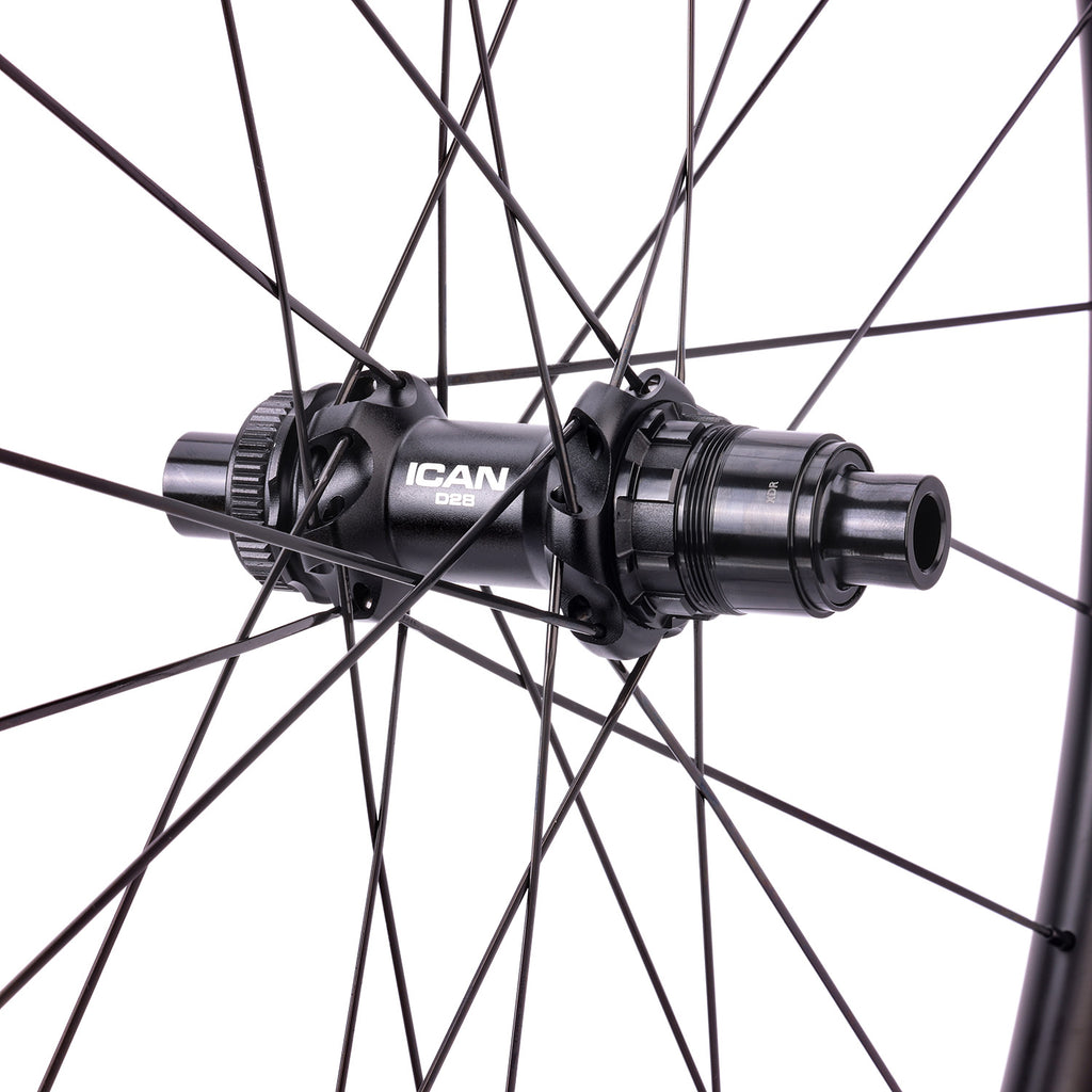 ICAN 700C G40 gravel wheels with 36T ratchet system