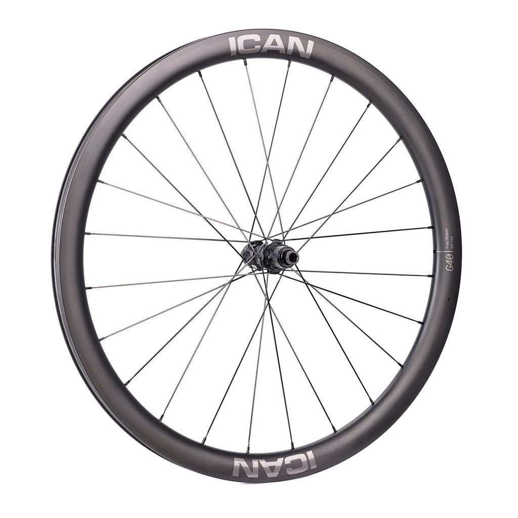 ICAN 700C G40 gravel wheels with 36T ratchet system