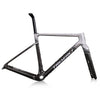 ICAN Graro gravel bike frame in ice crack paintjob